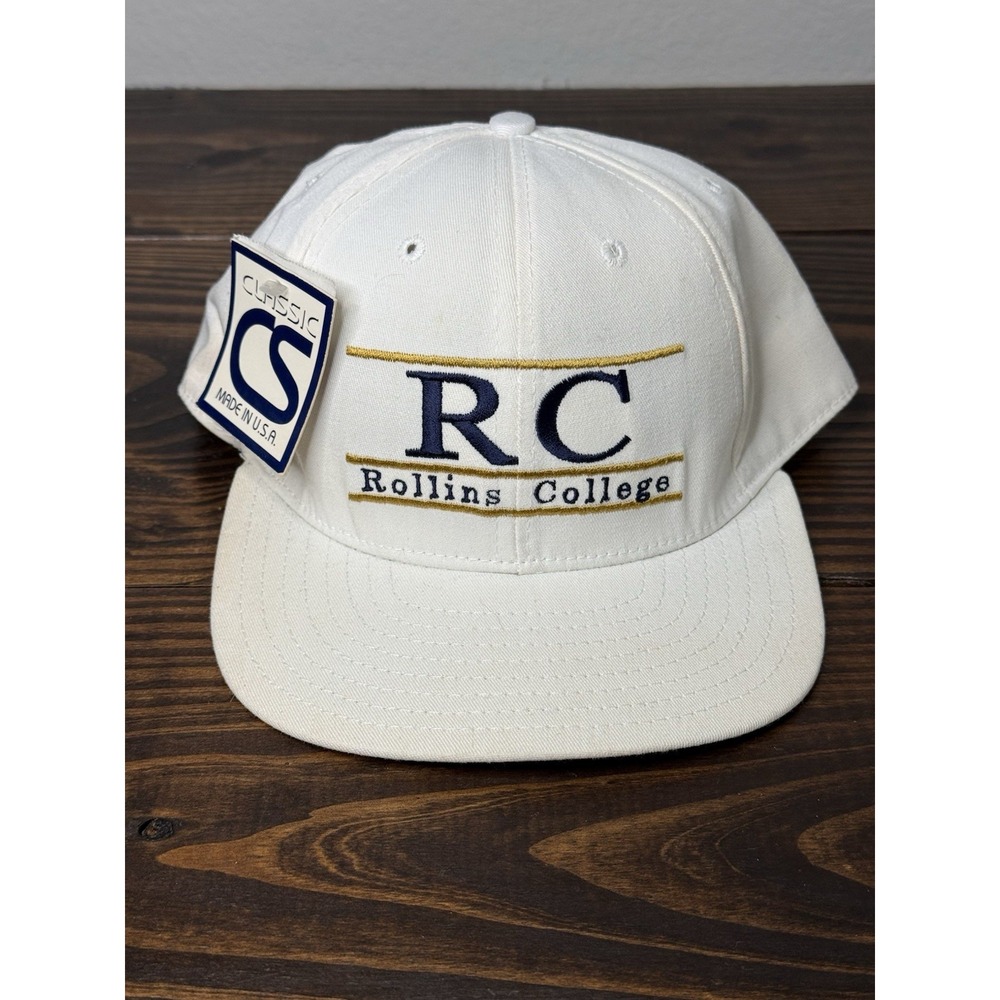Vintage Rollins College Winter Park Florida SnapBack 90s College Made In USA